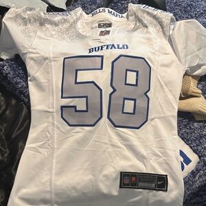 Nike Buffalo White and Blue Jersey
